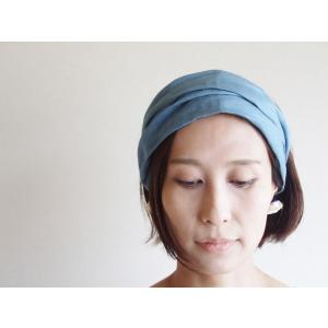 リネン100% ヘアバンド 日本製 ナチュラル...の詳細画像3
