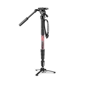 Manfrotto ビデオ用一脚 Element MII ビデオ一脚 フルード雲台付 アルミニウム 4段 伸高137.7cm 自重1.0