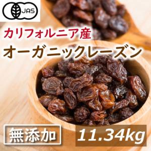 レーズン【有機JAS】オーガニックレーズン 11.34kg 無添加 れーずん 業務用 ノンオイル 有機レーズン グルメ みのや送料無料｜omamesan