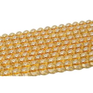 【OMAMORI-DO〜stone-pro〜】 パワーストーン・卸売り・連売り・シャンパンオーラ・８ミリ玉AAA 単品 キャップ ビーズ バラ売り