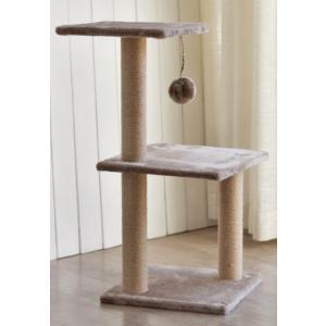 キャットタワー コンパクト AJCT-2F8640 幅40cm 高さ86cm 省スペース