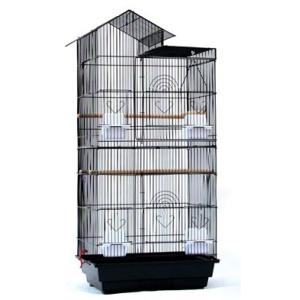 CAGE ONE 大型鳥かご スクエア型 バードケージ 41×60×42cm : まつ
