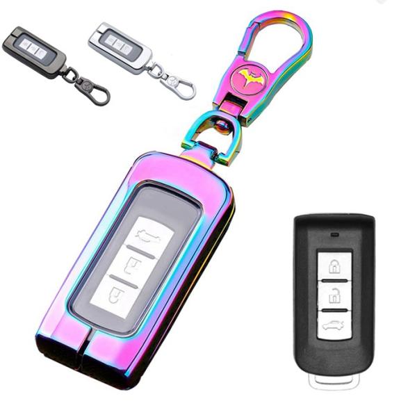 三菱専用 スマートキーケース キーカバー キーケース 亜鉛合金 TPU  菱専用設計 アウトランダー...
