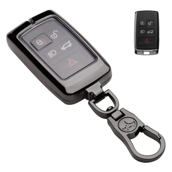 キーケース ランドローバー用 スマートキーカバー 亜鉛合金 TPUB 5ボタンディスカバリー フリー...