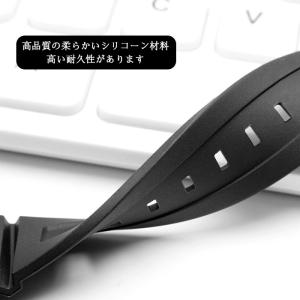 交換用腕時計ベルトバンド シリコン時計バンド ...の詳細画像2