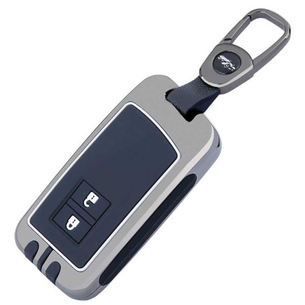 レクサス 専用 キーケース スマートキーケース キーカバー 2ボタン 亜鉛合金 シリコン 全面保護 ...