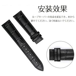 腕時計ベルトループ 革バンド用遊環 2個セット...の詳細画像2