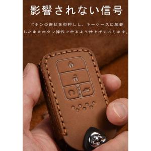 ホンダ スマートキーケース Honda 牛革 ...の詳細画像3
