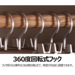 ハンガークリップハンガー5本10本アルミ合金ス...の詳細画像5