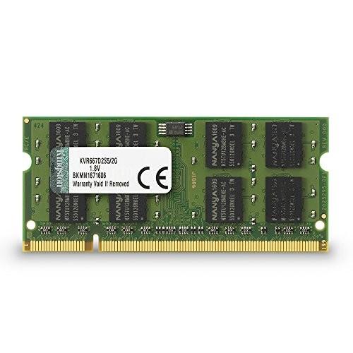 キングストン ノート PCメモリ DDR2-667(PC2-5300) 2GB Non-ECC C ...