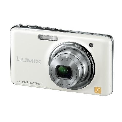 パナソニック デジタルカメラ LUMIX FX77 リリーホワイト DMC-FX77-W