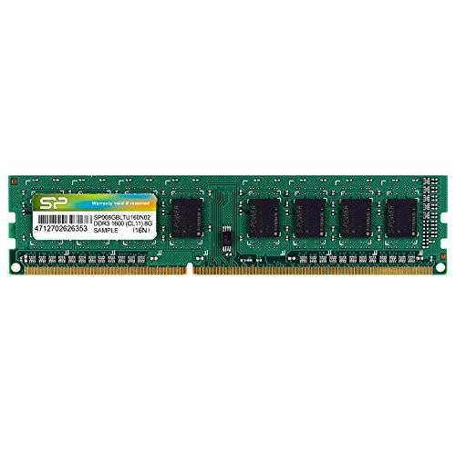 シリコンパワー デスクトップPC用メモリ DDR3 1600 PC3-12800 Mac対応 8GB