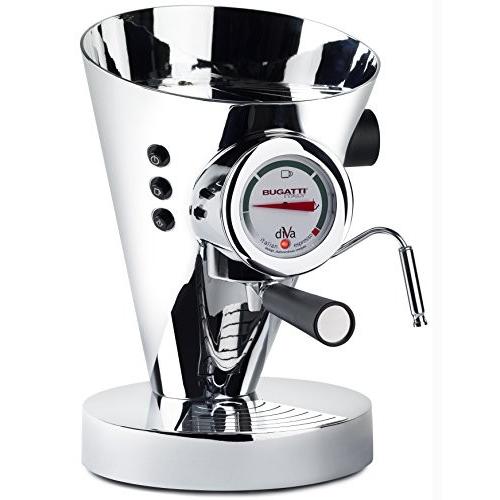 BUGATTI ITALY DIVA ESPRESSO MACHINE CHROME 15-DIVA...