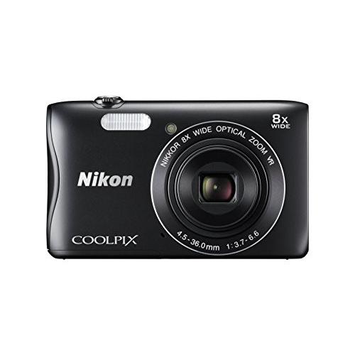 Nikon デジタルカメラ COOLPIX S3700 ブラック 光学8倍ズーム 2005万画素 S