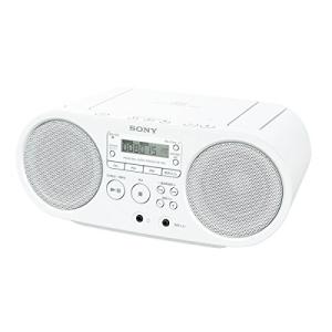 ソニー SONY CDラジオ ZS-S40 : FM/AM/ワイドFM対応 ホワイト ZS-S40 W｜omatsurilife