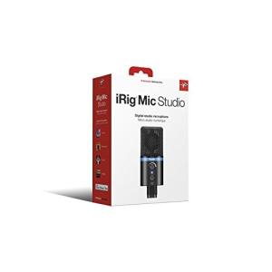 IK Multimedia iRig Mic Studio-Black  高音質コンデンサーマイク 国内正｜omatsurilife