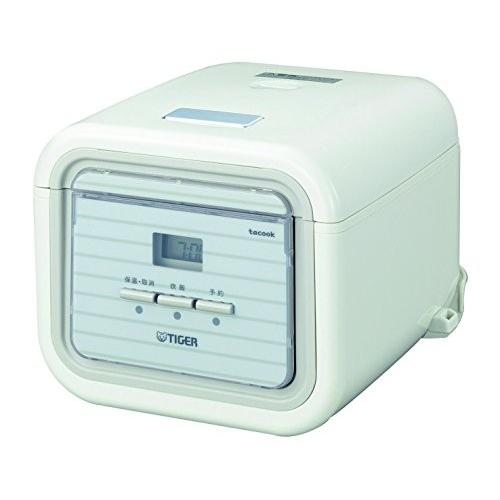 タイガー マイコン 炊飯器 3合 シンプルホワイト レシピ付 tacook 炊きたて