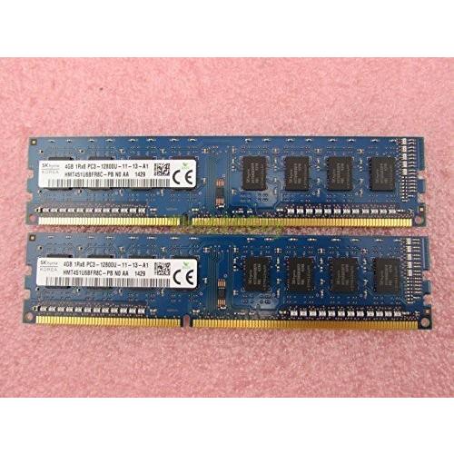 Hynix HMT451U6BFR8C-PB 8GB 2 x 4GB PC3-12800U DDR3...