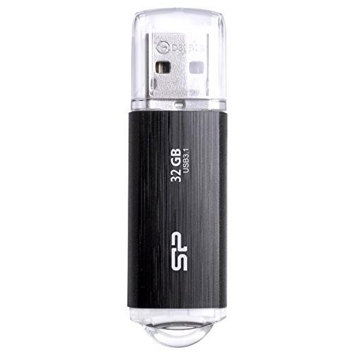 シリコンパワー USBメモリ 32GB USB3.1 &amp; USB3.0 ヘアライン仕上げ 永久保