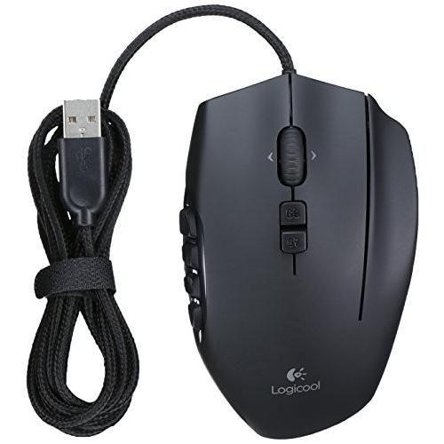 Logicool G ゲーミングマウス G600t ブラック usb 有線 MMO ゲームマウス 2