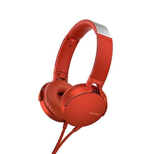 ソニー SONY ヘッドホン 重低音モデル MDR-XB550AP : 折りたたみ式 リモコ