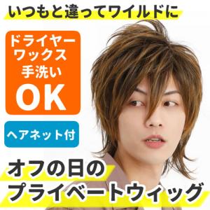 おしゃれ かつら ウィッグ ビターシナモンブレンド メンズ