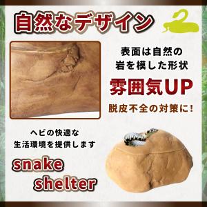 蛇 ヘビ シェルター 隠れ家 ロックシェルター...の詳細画像4