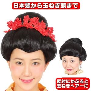 玉ねぎ頭 徹子ヘアー 芸者 かつら 日本髪 時代劇
