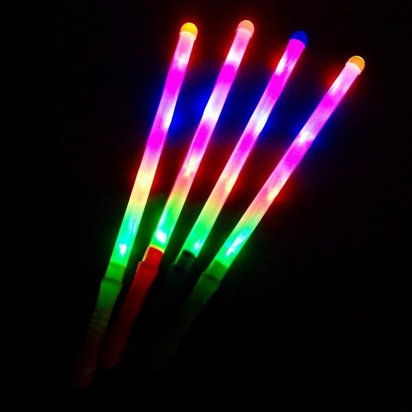 光るおもちゃ　フラッシュプリズムスティック 12個セット　景品 子供 子ども会 縁日 お祭り 夏祭り...