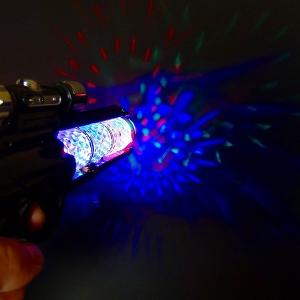 光るおもちゃ プリズムライトサウンドガン 6個...の詳細画像2