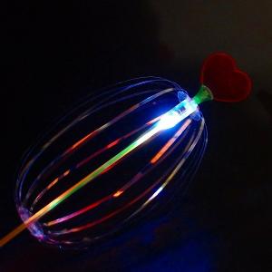 光るおもちゃ 光るくるくるハナビ棒 20個セッ...の詳細画像1
