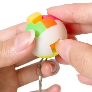 ミニミニカラフルパズルキーホルダー 24個セッ...の詳細画像1