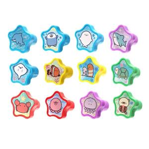 海の仲間たち星型スタンプ 24個セット　スタンプ　印鑑　ハンコ　景品　子供　子供会　縁日　お祭り　夏祭り