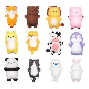 お昼寝アニマルスクイーズ 25個セット　景品 子供 縁日 お祭り 夏祭り イベント スクイーズ