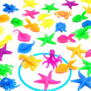 やわらかミニ水族館 100個セット　縁日すくい　縁日　すくい　すくい用品　水　浮く　お風呂　夏祭り　お祭り　景品