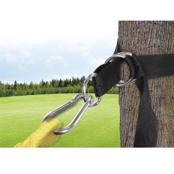 どこでもハンモックベルト　ハンモック ストラップ アウトドア レジャー キャンプ カラビナ付き