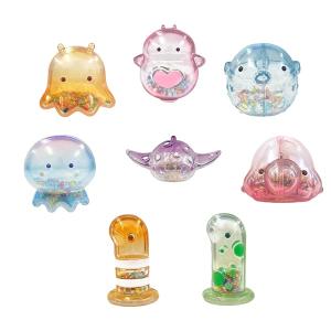 シャカシャカ珍海生物 ルミナスカラー 48個セット　縁日 お祭り 夏祭り 景品 子供 子ども会 水遊び すくい人形 人形すくい 音が鳴る お風呂 浮く すくいネタ