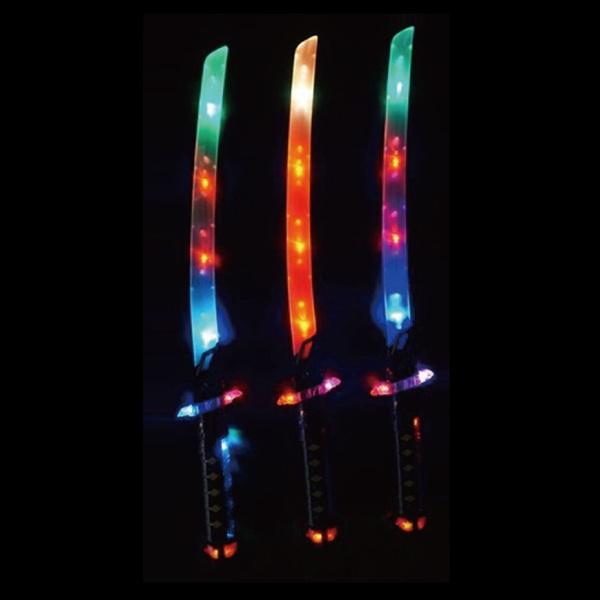 光るおもちゃ　SFソード SAMURAI 12個セット　光るおもちゃ 光るおもちゃの銃 おもちゃ 縁...