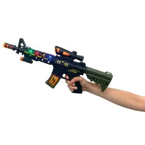 光るおもちゃ 光る!サウンドガンM4 12個セ...の詳細画像1