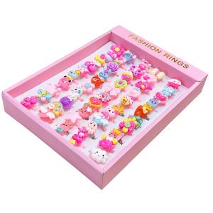 かわいいイロイロゆびわアソート 50個セット ...の詳細画像1