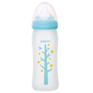 ピジョン 母乳実感 コーティング 耐熱ガラス製 ツリー柄