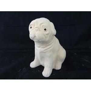 陶芸用　石膏型　犬　パグ　鋳込み用　動物