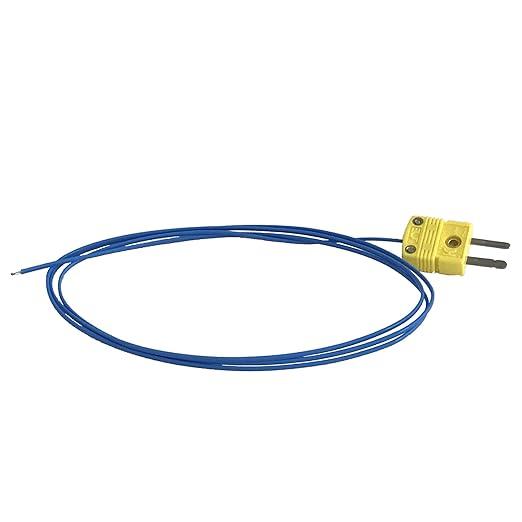 K型熱電対 テフロン被覆(FEP) ミニチュアコネクタ 温度センサー -200℃ ~ +200℃対応...