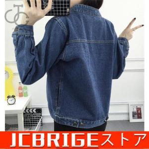 デニムジャケット レディース デニム コート ...の詳細画像2