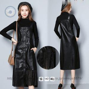 フェイクレザー ワンピースの商品一覧 通販 Yahoo ショッピング