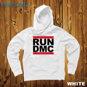 RUN DMC LOGO パーカー パーカ スエット オールドスクール ヒップホップ ロック ダンス 衣装 秋 冬 ユニセックス メンズ レディース