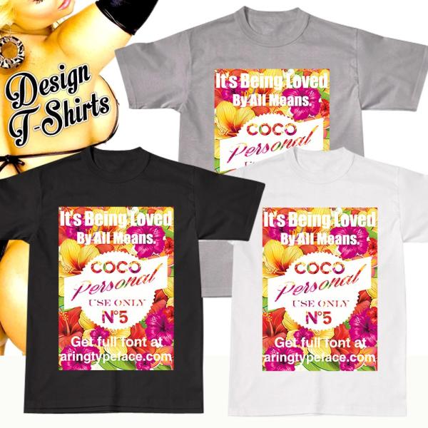 COCO PERSONAL HIBISCUS T-シャツ Tシャツ ナンバリング ココ COCO N...