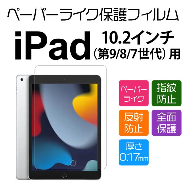 10.2インチ iPad （第9/8/7世代）用ペーパーライクフィルム