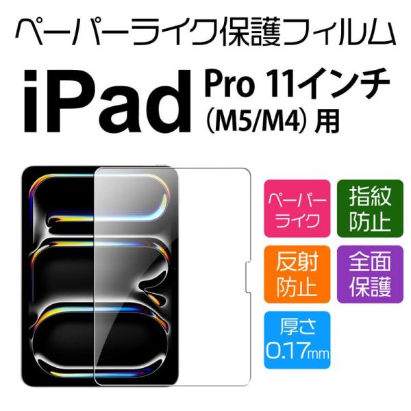 11インチ iPad Pro M5/M4 用ペーパーライクフィルム