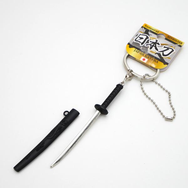 日光限定 日本刀キーホルダー 黒 鞘付き　侍 JAPAN ドラゴン 龍 辰 神龍 縁起物 徳川家康 ...
